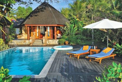 beach pool villa