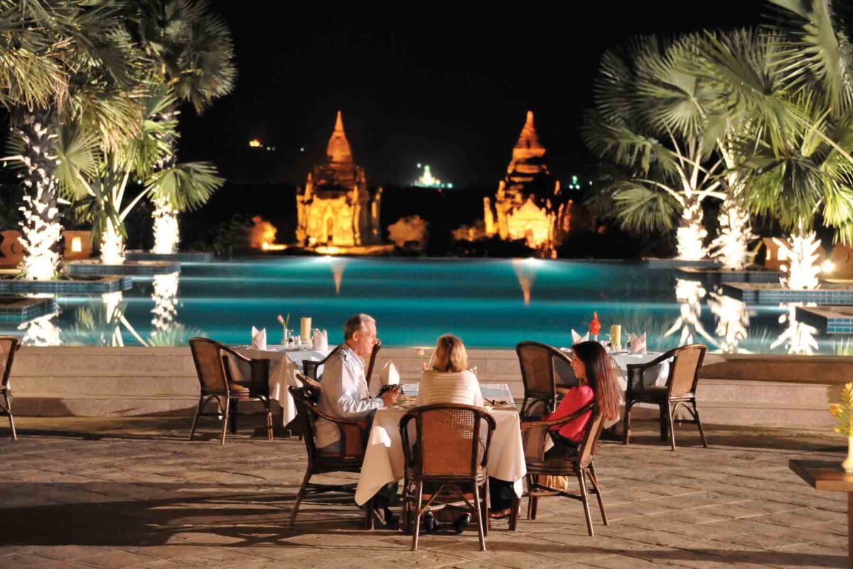 private temple view dinner