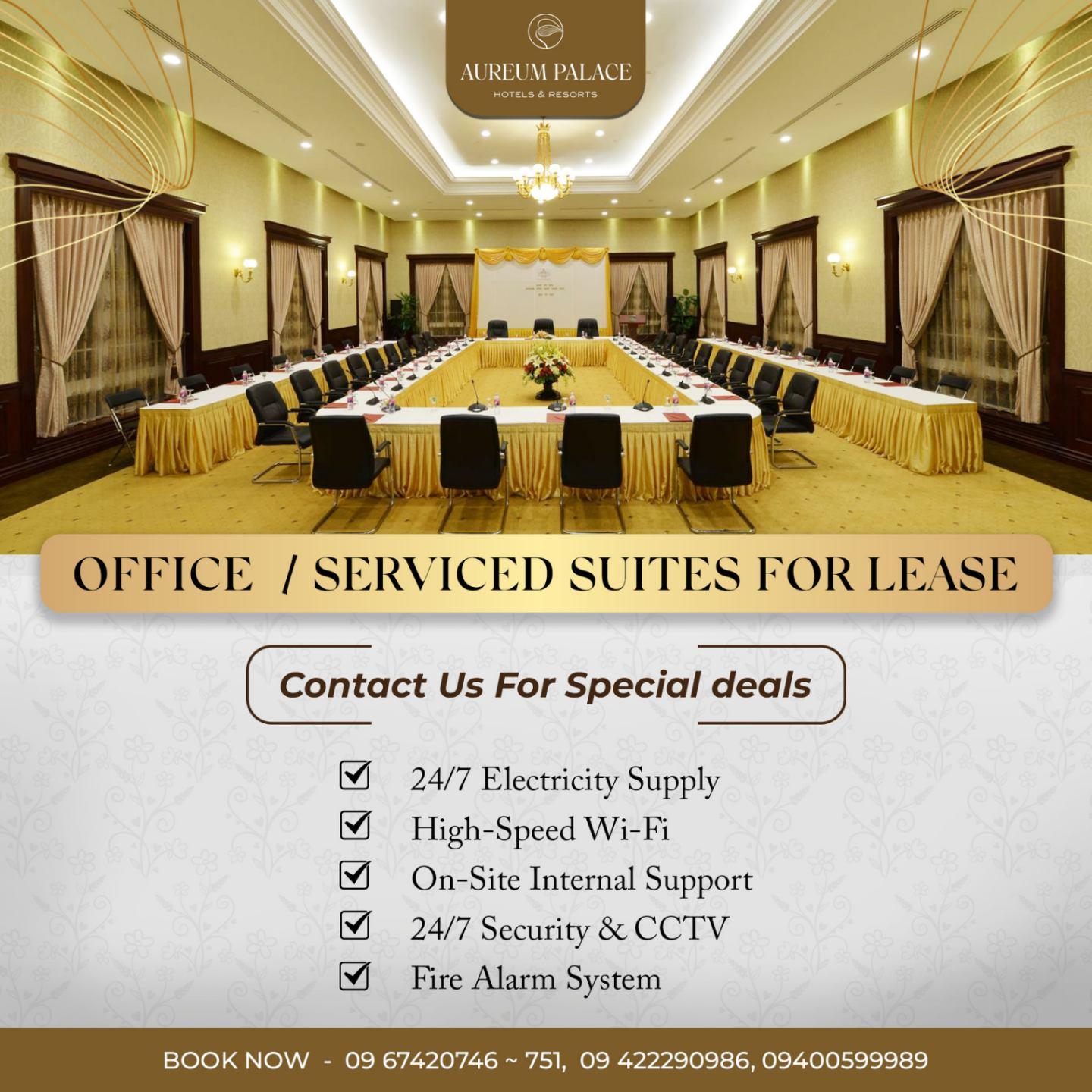 Aureum Palace Nay Pyi Taw - office and serviced suites for lease